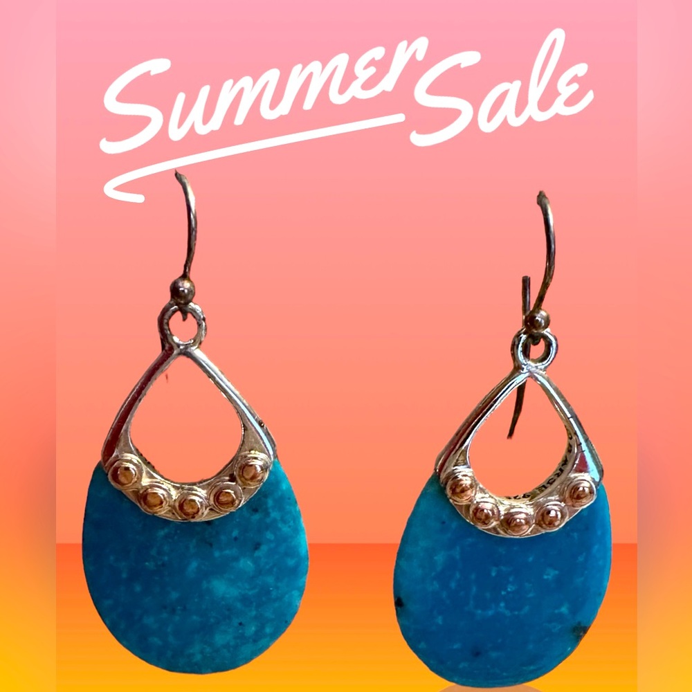 New Sterling silver studio barse earrings
